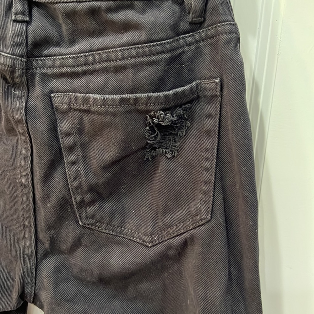 Pacsun Ultra High Rise Slim Black Ripped Jeans - Picture 4 of 10